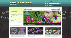 Desktop Screenshot of coolscienceexperiments.com